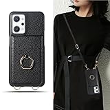 for oppo reno9 a 用 ケース ショルダー 可愛い reno7 a 薄型 かわいい オッポレノ9a 7a 用 携帯 斜めかけ 肩掛け 首掛け 紐付き 韓国 軽量 カード収納 ショルダーケース おしゃれ 2way ブラック