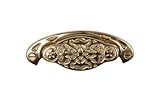 Brass Elegans BE-37PLB Vintage Design Newcastle Series Solid Brass Bin Pull, Polished Brass Finish b