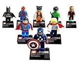 8セットスーパーヒーローズミニフィギュアBuildingおもちゃWolverine ThorハルクBlocksおもちゃ