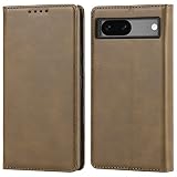 【Hamany】 Pixel 7a ケース 手帳型 ピクセル7a ケース カード収納 財布型 内蔵マグネット google pixel 7a ケース 横置きスタンド機能 耐衝撃 耐摩擦 レザー 携帯カバー -ヴィンテージダークグリーン