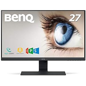 ベンキュージャパン BenQ GW2780 アイケアモニター (27インチ/FHD 1080p/IPS/ノングレア/ブルーライト軽減/ベゼルレス/輝度自動調整機能(B.I.)搭載/スピーカー(2Wx2)/D-sub/HDMI1.4/DP1.2)