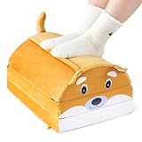 HANAKARI 足枕 枕 足置き クッション 半円形 デスク下 フットレスト足まくら ひざ下枕 高反発 抱き枕 睡眠用 就寝用 ポリエステ