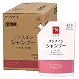【ケース販売】牛乳石鹸 ツナグケア リンスインシャンプー 2000mL×6袋 素早い泡立ち 泡切れ 運びやすい 詰替えやすい 作業負担軽減 保管 リンス効果