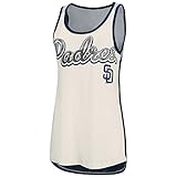San Diego PadresレディースTriple PlayスクープネックタンクトップXS
