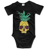 fillmore-m新生児Babys Boy 's & Girl 'sパイナップルメガネ長袖ロンパースボディスーツ服装0 – 24ヶ月のブラック カラー: ブラック