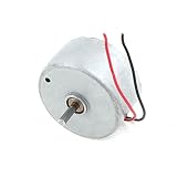uxcell　マイクロDCモーター　ミニソーラーパネルモーター　シルバートーン　金属　DC3V　5000RPM　7mmx2mm