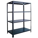 Rack Factory スチールラック 70×40cm 高さ120cm 4段 50kg/段 スレートグレー ワンボルト ライトラック