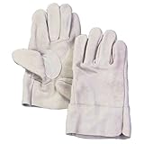 熱田資材 WING ACE 内縫い 牛床革手袋 フリーサイズ 12双 No.2