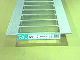 U字溝用グレーチング(普及型) 適用みぞ幅120mm 長さ995mm 適用荷重:乗用車(T-2) HGU-120-19