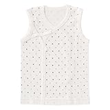 (チャックル) chuckle 買い足しに便利!星柄袖なし短肌着【1枚売り】 グレー 50-60cm P6736-00-00