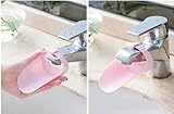 Reedoo 子供用品 蛇口 エクステンダー 手洗い補助パーツ 手洗いサポート 子ども用 可愛い 便利グッズ 踏み台 手洗いグッズ 洗面所パーツ 1個 ピンク