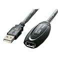 iBUFFALO Arvel USB2.0対応 リピーター ケーブル 5.0M グラファイト AUR09GR