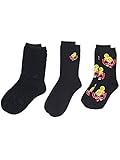 (ヒステリックミニ) Hysteric Mini ROLLING MINI 3P ソックス 19-21cm ブラック