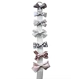 シンプルファン ヘアピン ヘアアクセサリー 子供 髪飾り 髪留め 可愛い ヘアクリップ リボン 髪留め ヘアバンド お祝いギフト お洒落 ァッション誕生日のプレゼント 七個セット silver