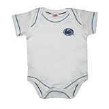 NCAA Penn State Nittany Lions ベビー Baby  / 刺繍されたロゴの幼児ワンピース半袖ボディスーツ/ロンパース/カバーオール Infant One-Piece Shor