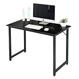 DlandHome オフィスデスク 机 パソコンデスク(幅80×奥行40×高さ75cm) テーブル 勉強机 大人 ワークデスク