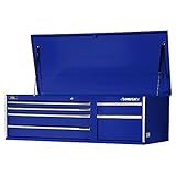 ハスキー56 in。6-drawerトップ胸、ブルー