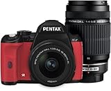 PENTAX デジタル一眼レフカメラ K-r Wズームキット ブラック/レッド008 K-rWZK BK/RD008