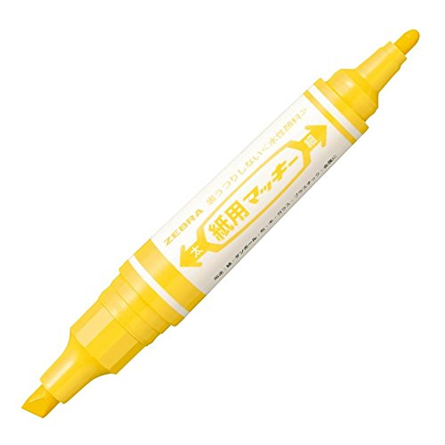 ゼブラ 水性ペン 紙用マッキー 黄 10本 B-WYT5-Y | 文具百貨