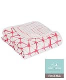 aden + anais (エイデンアンドアネイ) 【日本正規品】 シルキーソフト ミニ・ドリーム・ブランケットberry shibori silky soft mini dream blanket 