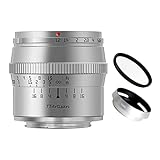 TTArtisan 50mm F1.2 APS-C マニュアルフォーカス 大口径 固定焦点 レンズ シルバー パナソニック/シグマ/ライカLマウントカメラ 用 T TL TL2 CL FP