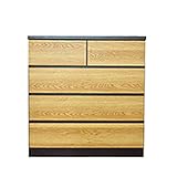 ロート ローチェスト 幅90cm 4段 (ナチュラル)