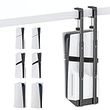 【PS5 Pro/PS5 Slim/旧型PS5対応】PS5デスク下ホルダー 新型 PS5 Pro 縦置き スタンド ゲーム機収納ラック プレステ5 マウント 穴あけ不要 傷付き防止 PS5通常版とデジタル版両対応 PS5周辺機器 デスク下 収納 省スペース