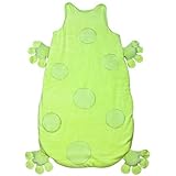 Dele Baby Sleeping Bag Frog Velvet Sleeping Bag with Hat /Anti Kicking Quilt (M) by DELE