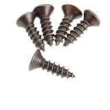 200個入り コネジ トラス頭 取付ネジ 皿タッピング 金属素材 ブロンズ 2.5X8mm