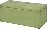 不二貿易 ファブリック 収納トランクベンチ 幅83cm グリーン 60721