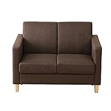 コンパクトソファー Noiセットier ノワスティエ シンプル 二人掛け 異素材ミックス 送料無料