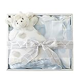 Little Giraffe リトルジラフ 【BabyRose限定】 Luxe BOX入りギフト3点セット ブルー lg0404-01