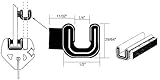 CRLリジッドUnbeadedガラスエッジWeatherstrip – 96 in long
