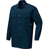 アイトス 長袖シャツ 008/ネイビー AZ-3965 L