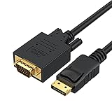 CableCreation (DP1.2) アクティブ ディスプレイポート - HDMIケーブル DP - HDMI 4K X 2K & 3D オーディオ/ビデオ Eyefinityテクノロジー マルチスクリーン ホワイト (6フィート/1.8m) Active CD0103