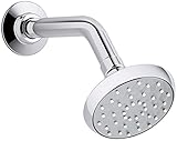 KOHLER K-72423-CP Awaken B90 Single-Function 1.75 GPM Showerhead, Polished Chrome [並行輸入品]