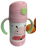 Sure Drink Vacuum Stainless Steel Toddlers Bottle Pop Open with Straw 8.45oz by Sure Drink