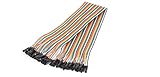 BLS 20cm 40 Pin 40 Way F/Fコネクタidcフラットレインボーリボンジャンパーケーブル