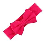 Tonsee ベビー ガールズ ヘッドバンド かわいい 蝶結び ストレッチ ソフト ヘアバンド