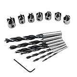 Baoblaze 木工用　鋭い　HSS　4241高速度鋼　カウンターエンドミルカッター　面取りツール　　工具セット