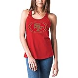San Francisco 49ers Women 'sベビージャージーレーサーバックタンクトップ S レッド