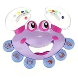 trendinao新しい子供赤ちゃんキュートCrabデザインHandbell Musical Instrument Jingle Rattleおもちゃパープル