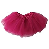 So Sydney Basic Baby Infant Newborn Dance Dress-Up Princess Fairy Costume Tutu (Hot Pink) [並行輸入品]