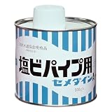 セメダイン ドープセメントタイプ 接着剤 塩ビパイプ用 缶 500g AR-067
