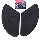 ELIFEPARTS バイク汎用 ニーグリップパッド サイド タンクパッド 適合 CBR600 1000RR CB400 等汎用 透明