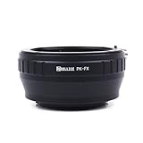（パシュﾎﾟ）Dolliceマウントアダプター Pentax PKマウントレンズをFUJIFILM FXカメラに装着用レンズアダプター FUJIFILM X-Pro1 X-E1 X-M1専用 PK-FXマウント変換アダプター