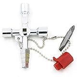 Actopus 5 In 1 Cross Switch Key Wrench With Accessories Square Triangle Train Electrical Cupboard Bo