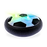 PicassoTiles サッカー ホバーボール エアホッケー 電力空輸ホバーボール 屋内フローティングエアフローホバリング LED ライトとソフトバンパー バッテリー駆動 トレーニングと遊び 対象年齢 6歳以上 PTH100