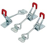 DealMux 4002のメタル180キロ保持能力ラッチドアボタンタイプトグルクランプ3枚