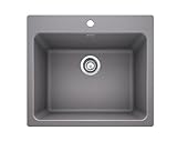 Blanco 401924 Liven 25 " drop-inまたはアンダーマウントランドリーシンク、 1 401924 1